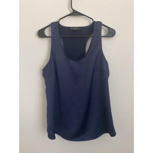 Banana Republic Women's Navy Blue Tank Top PM - Picture 1 of 5